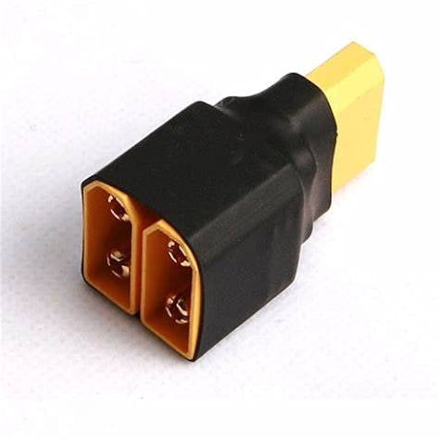 (未使用･未開封品)　スクエア T型2Pコンパクト変換コネクター (2Pメス&amp;XT60オス) SGC-81 0pbj0lf T型2Pコンパクト並列コネクター(2Pメス&2Pオス×2) T compact